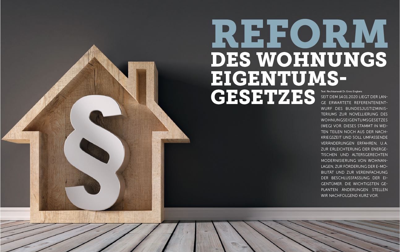Reform des Wohnungseigentumsgesetzes