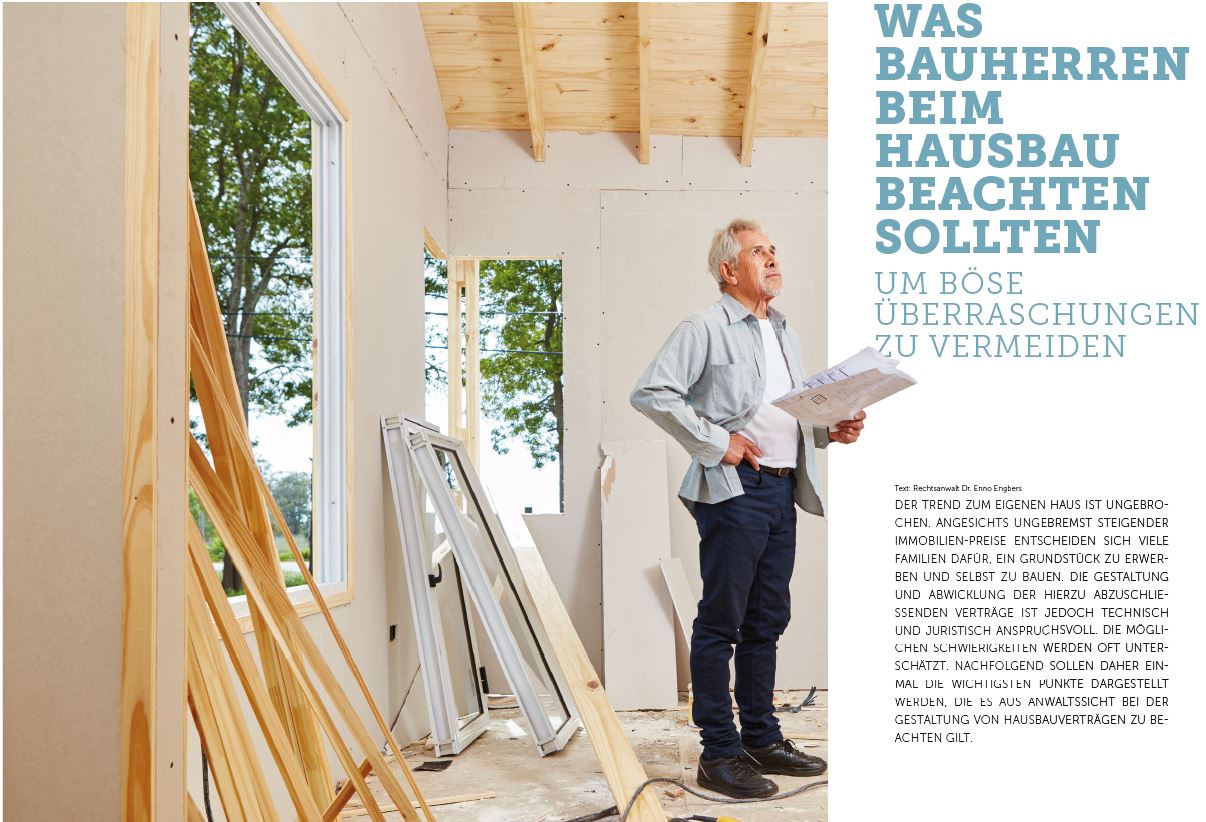 Was Bauherren beim Hausbau beachten sollten