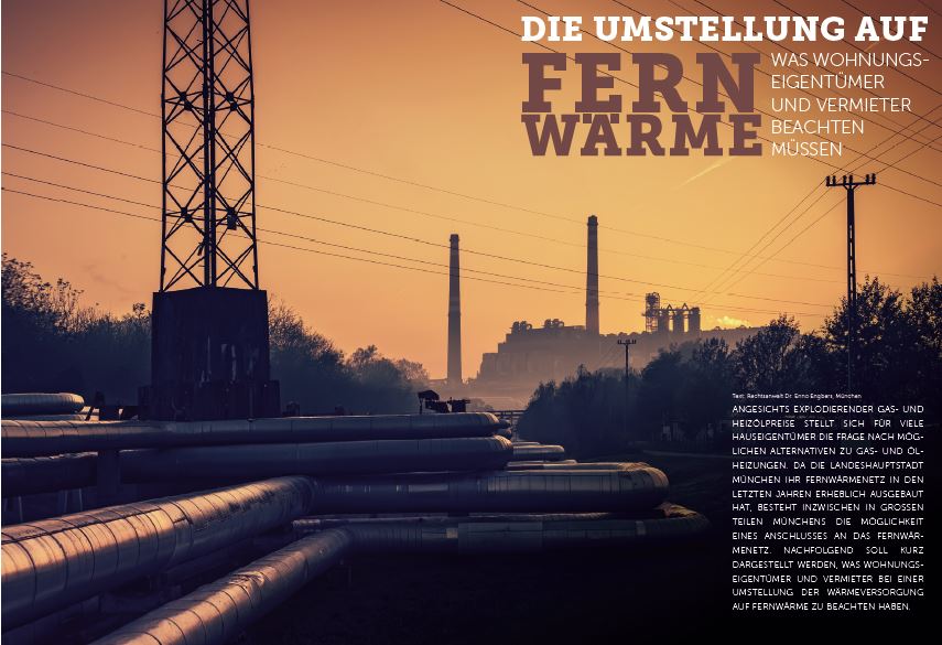 Die Umstellung auf Fernwärme